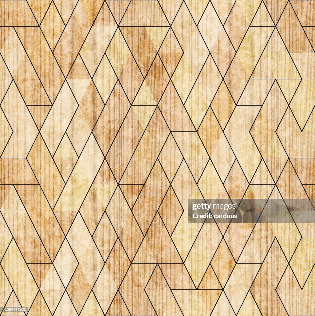 Seamless wood textured parquet pattern