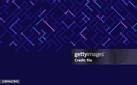 Circuit Connection Networking Abstract Background Pattern Border Circuit Connection Networking Abstract Background Pattern Border