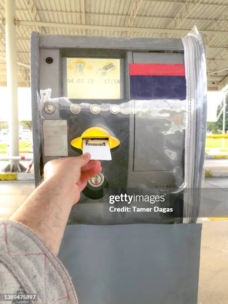 Path Ticket Machine Car Park Ticket Machine Photos and Premium High Res Pictures - Getty Images