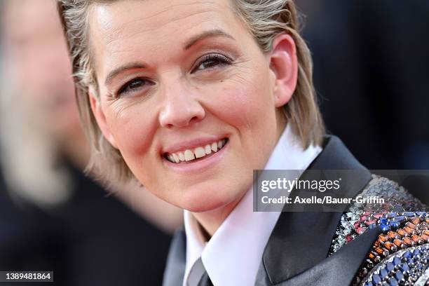 Brandi Carlile attends the 64th Annual GRAMMY Awards at MGM Grand Garden Arena on April 03, 2022 in Las Vegas, Nevada.