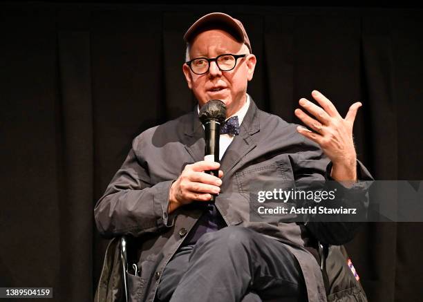 James Schamus participates in a Q&A following a screening of a new restoration of Ang Lee's debut film Pushing Hands at Brooklyn Academy of Music on...