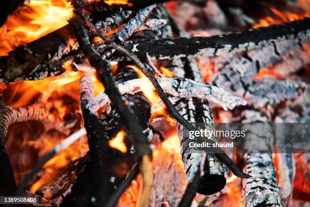 hot coals - burning embers stock pictures, royalty-free photos & images