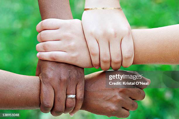 13 4 Interlocking Hands Stock Photos, High-Res Pictures, and Images ...