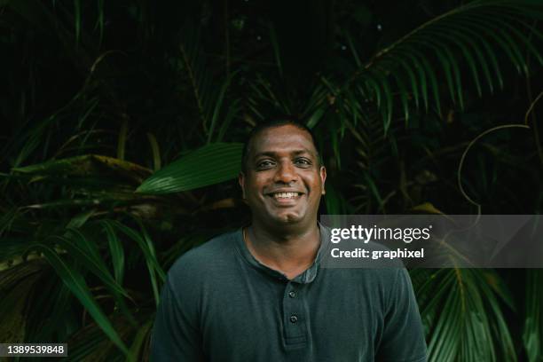 outdoor portrait of sri lankan man - sri lankan ethnicity stock pictures, royalty-free photos & images