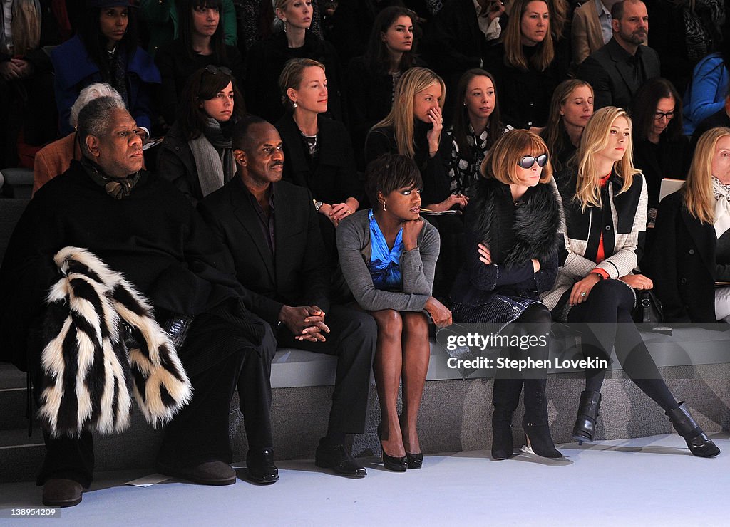 Vera Wang - Front Row - Fall 2012 Mercedes-Benz Fashion Week