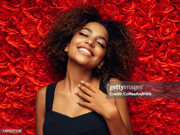 beautiful afro woman - hair model female stock pictures, royalty-free photos & images