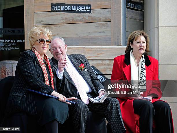 Las Vegas Mayor Carolyn Goodman, her husband, former Las Vegas Mayor Oscar Goodman, a former defense attorney for reputed mobsters, and President of...