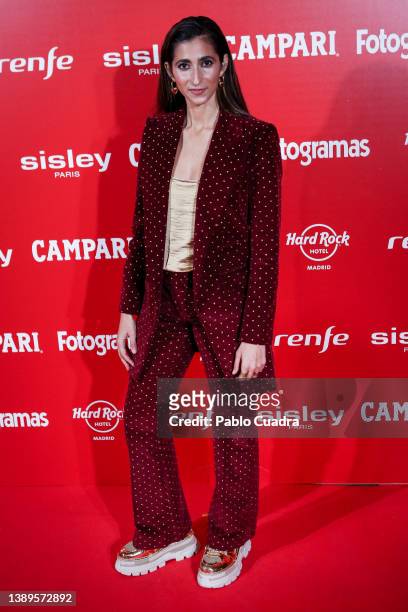 Actress Alba Flores attends the 'Fotogramas de Plata' awards at Joy Eslava Club on April 04, 2022 in Madrid, Spain.