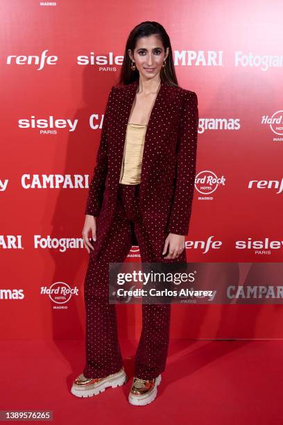 Alba Flores attends the 'Fotogramas de Plata' awards 2022 at the Joy Eslava Club on April 04, 2022 in Madrid, Spain.