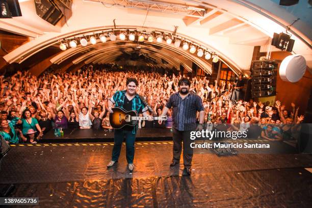 Cesar Menotti e Fabiano performs live on stage on December 16, 2009 in Parana, Brazil.