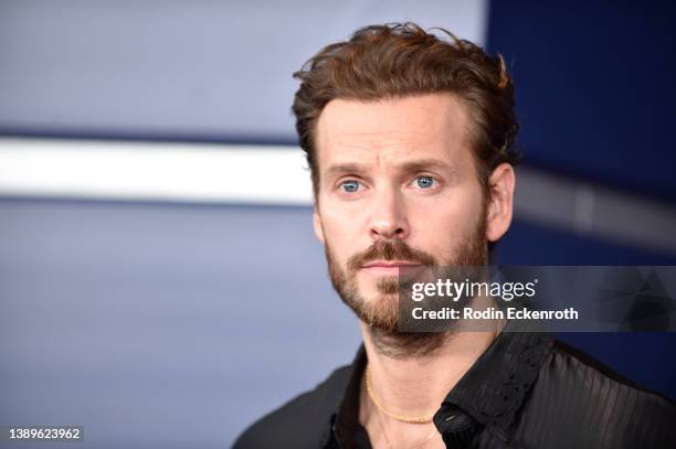 Matt Pokora attends the Los Angeles Premiere of "Ambulance" at Academy Museum of Motion Pictures on April 04, 2022 in Los Angeles, California.