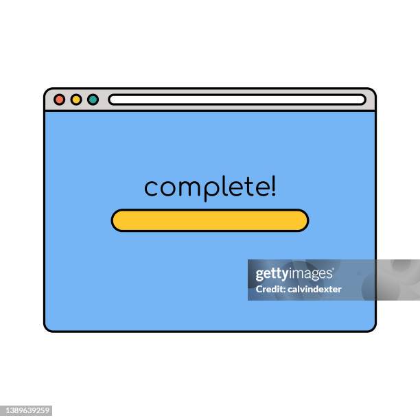 Web Browser Loading Screen High-Res Vector Graphic - Getty Images