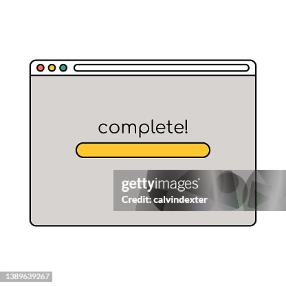 Loading Browser Screen Web Browser Loading Screen High-Res Vector Graphic - Getty Images