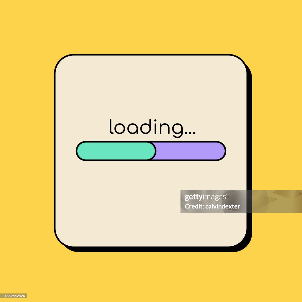 Loading Screen Design Element High-Res Vector Graphic - Getty Images