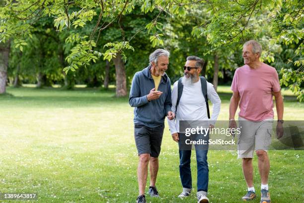 we love retirement - alleen seniore mannen stockfoto's en -beelden