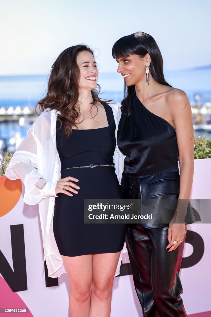 Lucie Lucas and Tamara Marthe attend the "Cannes Confidential"... News