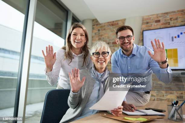 Wave Hello In Group 1,823 Business People Waving Hello Stock Photos, High-Res Pictures, and ...
