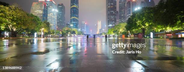 zhujiang new town ,cbd of  guangzhou , south china. - east asia stock pictures, royalty-free photos & images