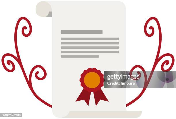 certificado - certificado stock illustrations