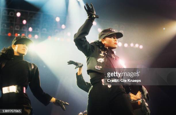 Janet Jackson, Diamond Awards Festival, Sportpaleis, Antwerpen, Belgium, 18th November 1989.