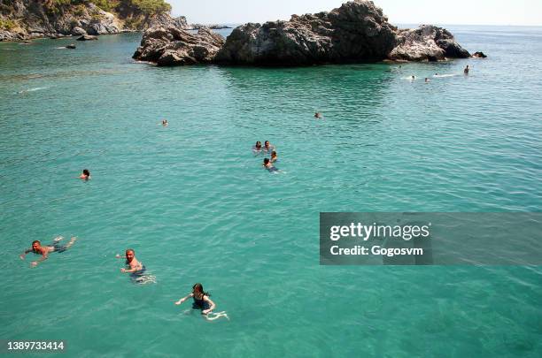 fethiye beach - ölüdeniz stock pictures, royalty-free photos & images