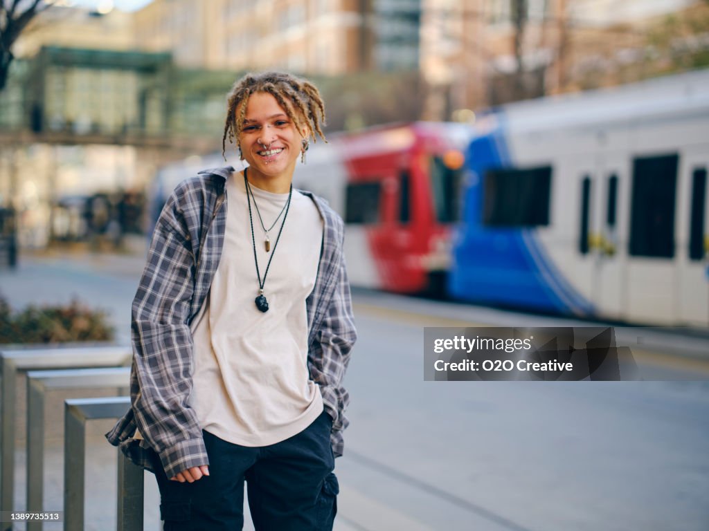 Young Woman in the City