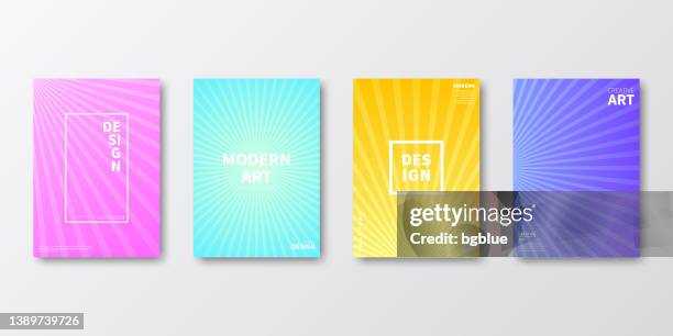 brochure template layout, cover design, business annual report, flyer, magazine - neon gold stock illustrations