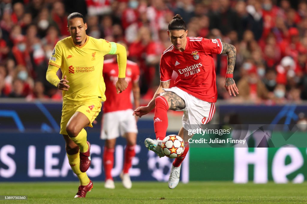 SL Benfica v Liverpool FC Quarter Final Leg One - UEFA Champions League