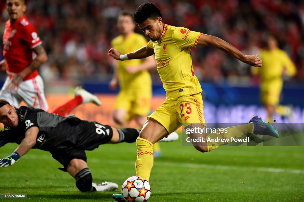 SL Benfica v Liverpool FC Quarter Final Leg One - UEFA Champions League