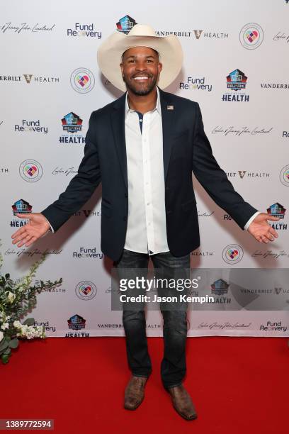 Jerome Adams attends the Hall of Fame Health and Fund Recovery Inaugural Charity Concert & Dinner at The Twelve Thirty Club on April 05, 2022 in...