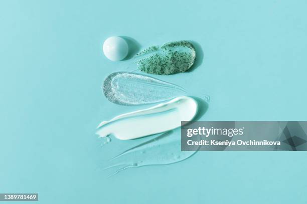 tone foundation, eye shadow, concealer and highlighter isolated on white background. cosmetic set - foundation make up stock pictures, royalty-free photos & images