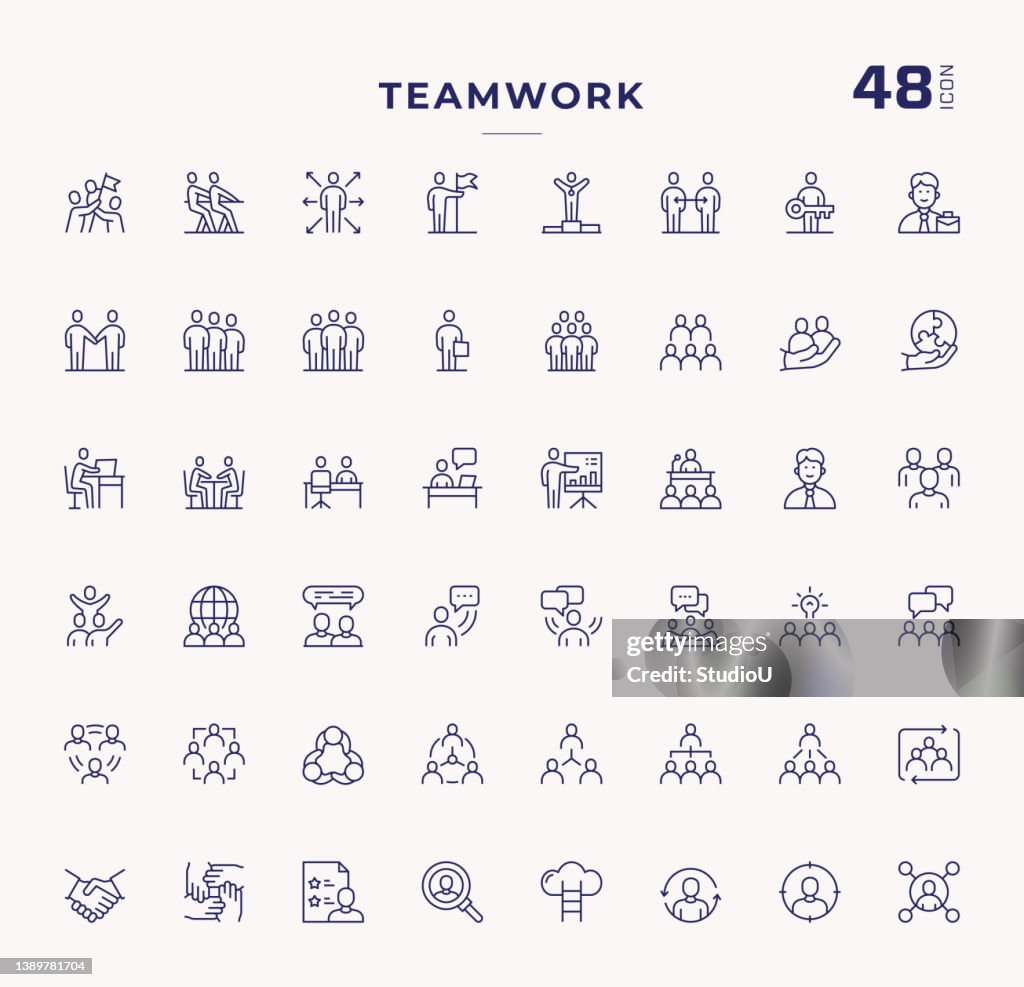 Teamwork Editierbare Konturliniensymbole