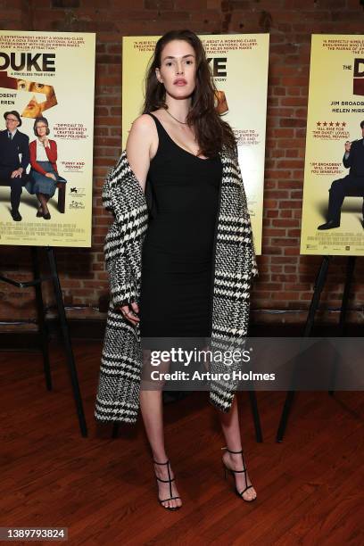 Vanessa Moody attends a screening of "The Duke" hosted by Sony Pictures Classics & The Cinema Society at Tribeca Screening Room on April 05, 2022 in...