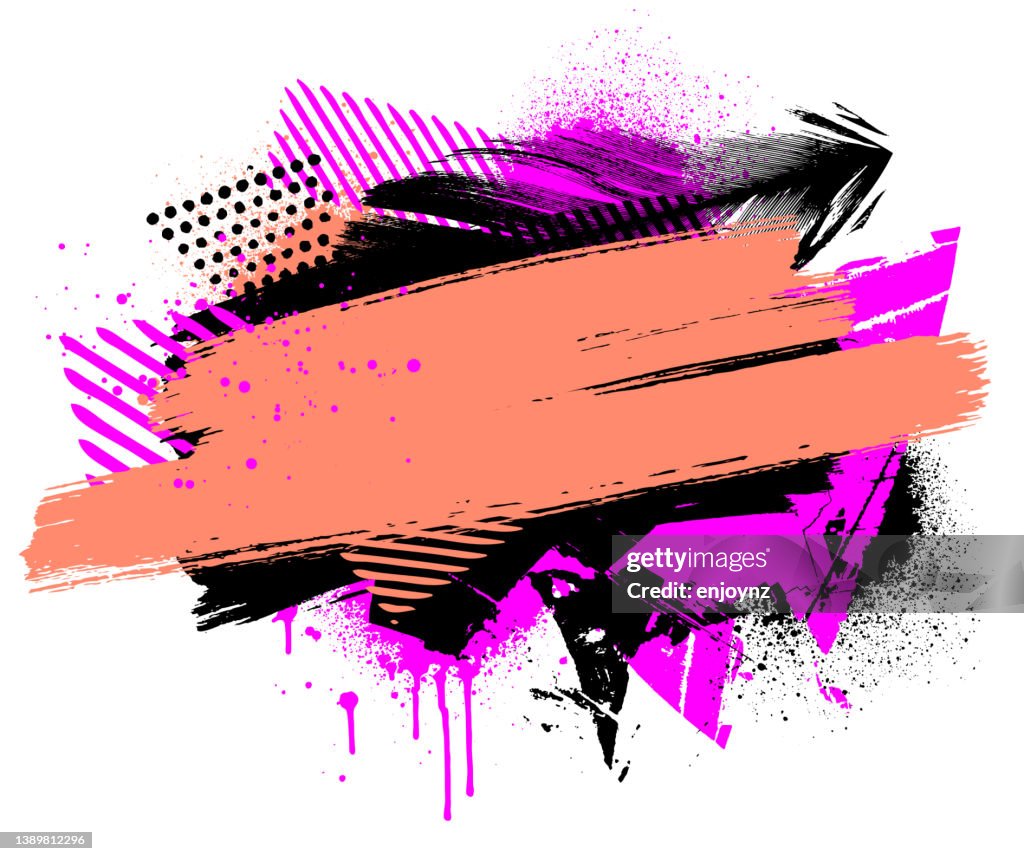 Rosa moderno grunge texture e pattern vettoriali