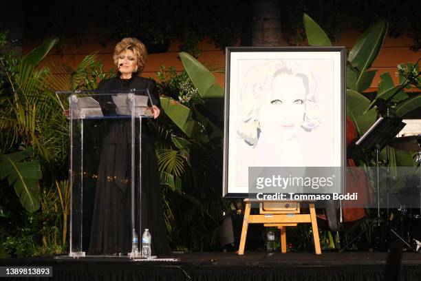 Angélica María on stage during The Hollywood Chamber Of Commerce At The Chamber's Annual Board Installation & Lifetime Achievement Awards Gala at The...