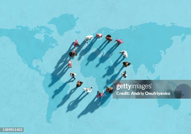 solidarity - love map imagens e fotografias de stock