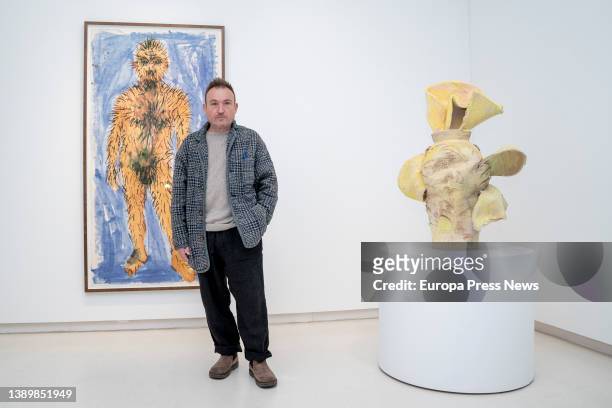 The artist Miquel Barcelo during an interview with Europa Press on the occasion of his exhibition Kiwayu, at the Elvira Gonzalez Gallery, on April 6...