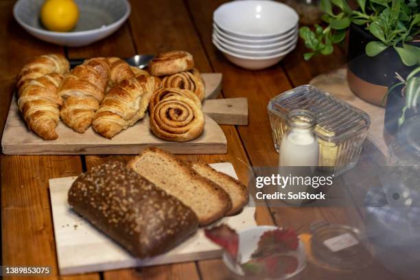 healthy holiday breakfast - butter dish stock pictures, royalty-free photos & images