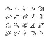 Growth Icons - Classic Line Series