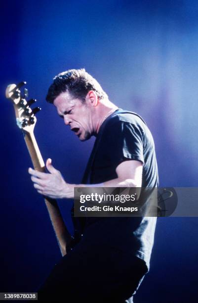 Metallica, Jason Newsted, Rock Werchter Festival, Werchter, Belgium, 3rd July 1999.