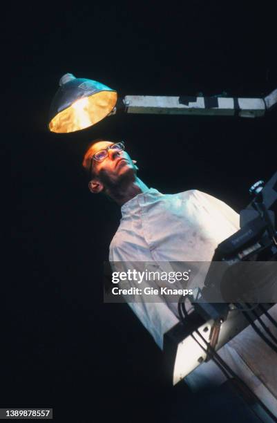 Rammstein, Christian Lorenz, Rock Werchter Festival, Werchter, Belgium, 29th June 2002.