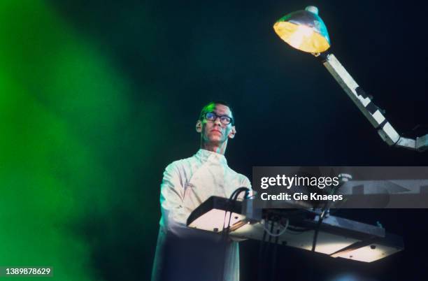 Rammstein, Christian Lorenz, Rock Werchter Festival, Werchter, Belgium, 29th June 2002.