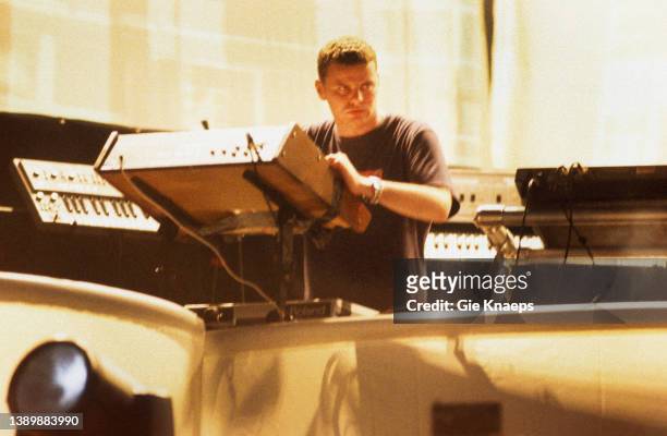 The Chemical Brothers, Ed Simons, Rock Werchter Festival, Werchter, Belgium, 2nd July 1999.