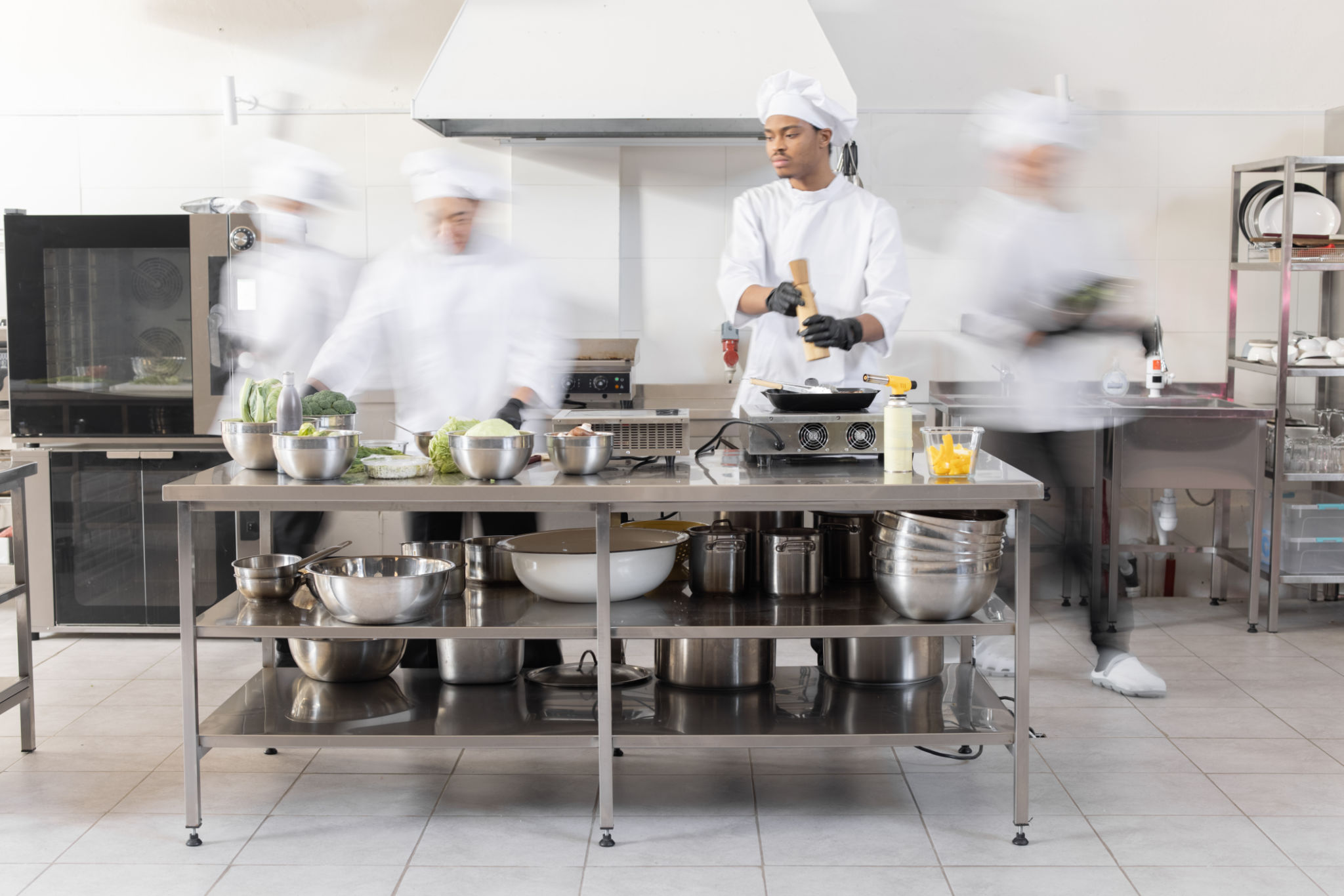 busy kitchen