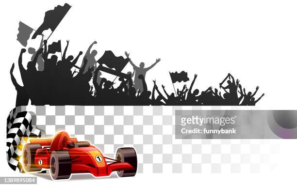 ilustrações de stock, clip art, desenhos animados e ícones de burning finish - racecar