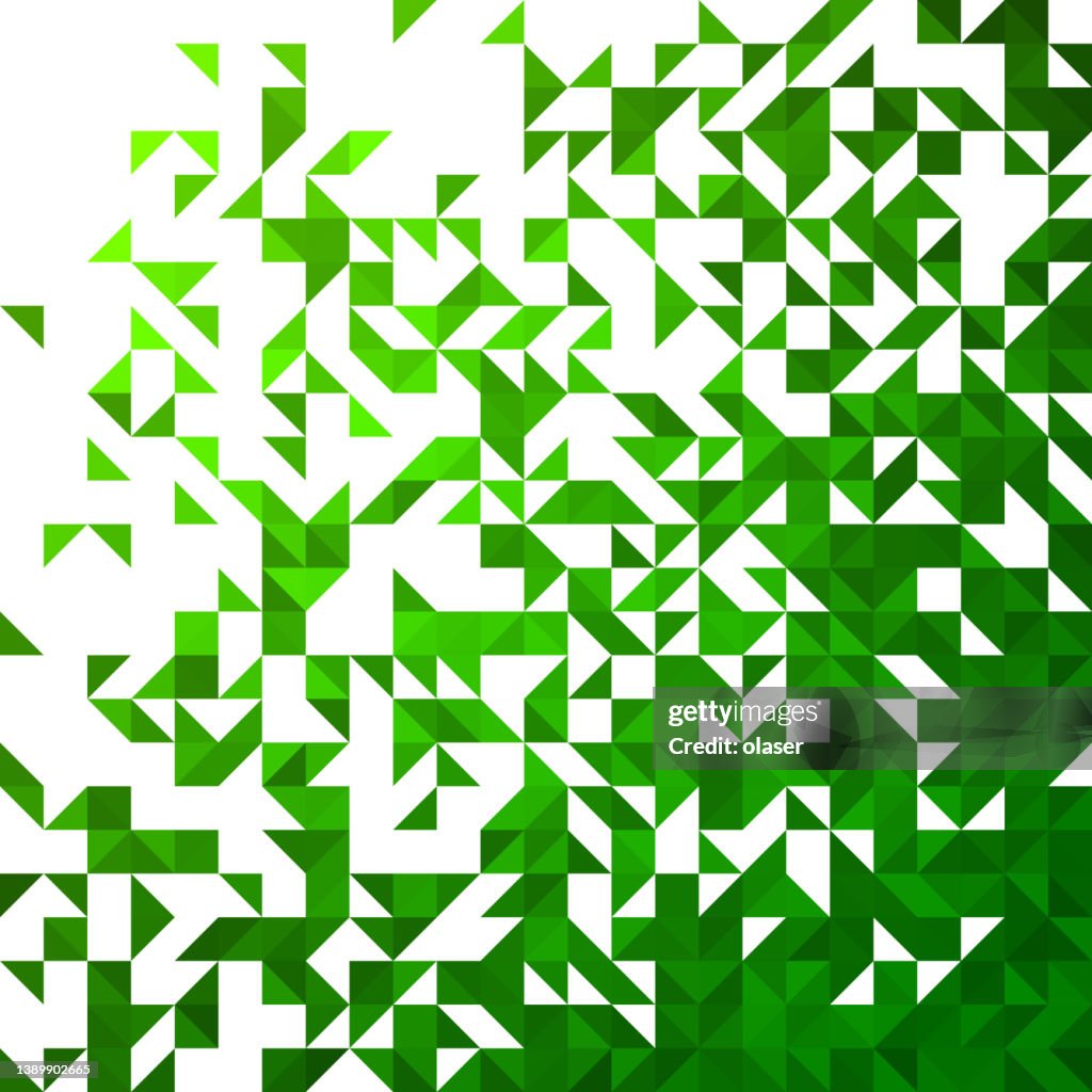 Fading Green Triangles Pattern High-Res Vector Graphic - Getty Images