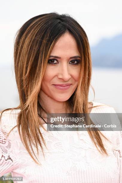 Fabienne Carat attends the "Section De Recherches" photocall during the 5th Canneseries Festival on April 06, 2022 in Cannes, France.