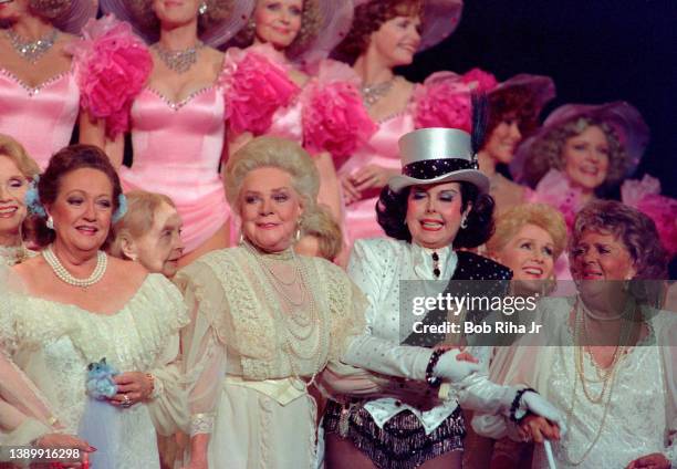 Ann Miller performs during 'Hollywood 100th Birthday' celebration, April 26, 1987 in Hollywood section of Los Angeles, California.