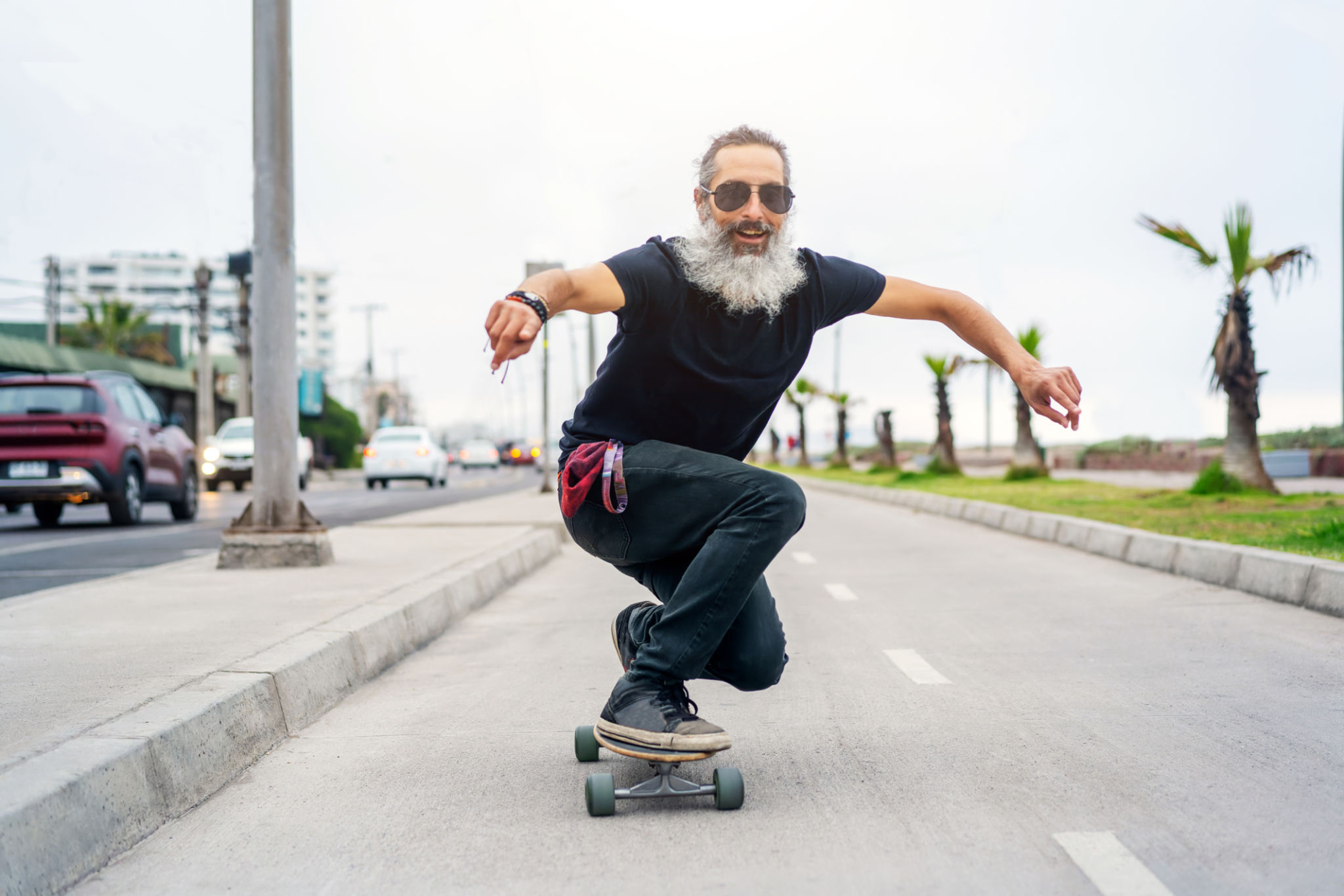 skateboarding adults