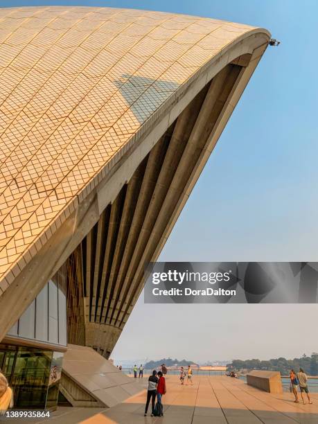 beautiful opera house view at dusk, australia - sydney harbour bridge opera house stock pictures, royalty-free photos & images